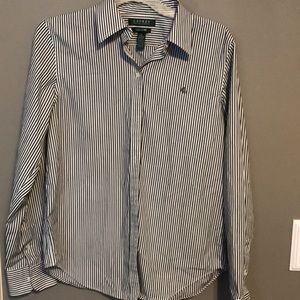 Lauren Ralph Lauren pinstripe blouse